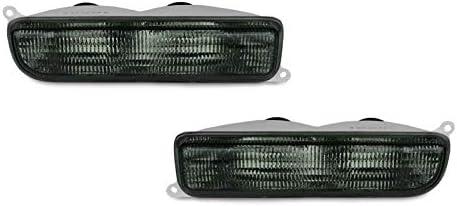 REVi MotorWerks USR Cherokee XJ Front Smoke Bumper Signal Light Set (Left + Right) Compatible with 1997-2001 Cherokee XJ