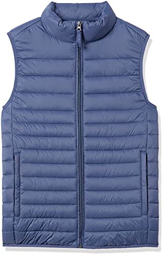 Amazon Essentials Mens Lightweight Water-Resistant Packable Puffer Vest
