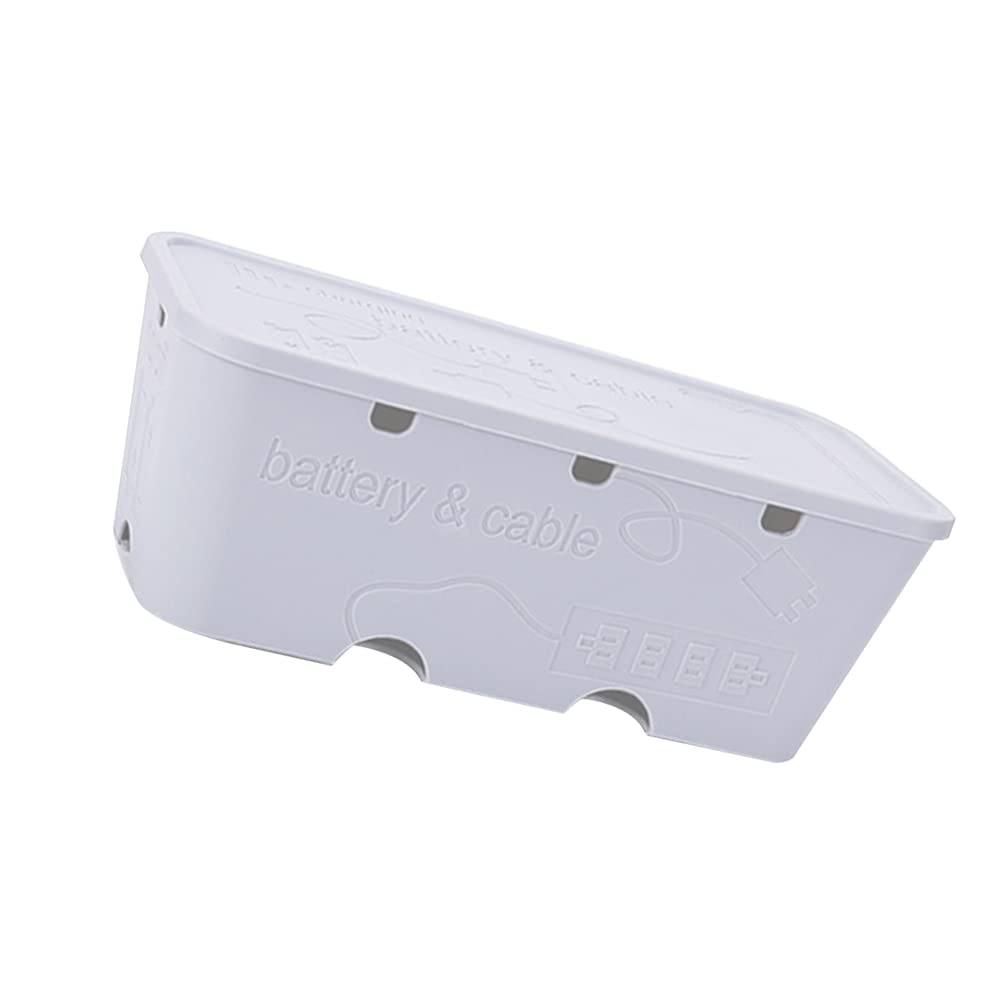Kabelmanagement-Box Kunststoff-Kabelmanagement-Box Steckdosen-Manager Kabel-Aufbewahrungsbox Draht versteckte Box Steckdosenleiste Kabelmanagement Home Office Supplies Kabelaufbewahrungsbox (Color :