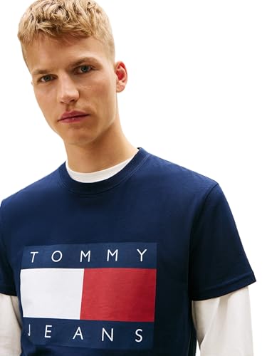 T shirt Tommy Jeans Tjm Reg Big Flag Ss EU - vue 5