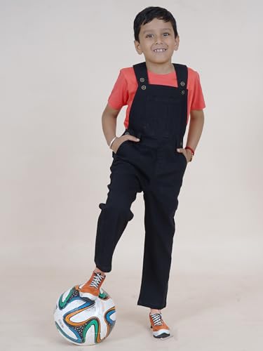 Image of KiddoPanti Boys Denim Dungaree Pant