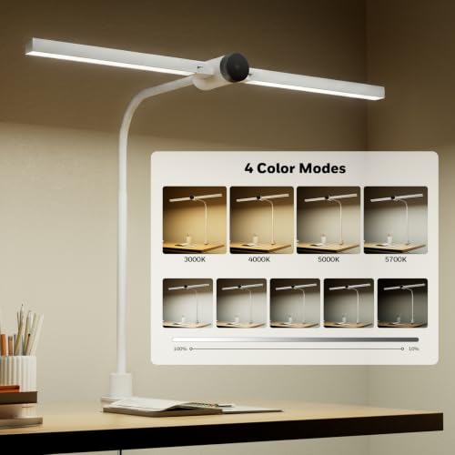 Image of Honeywell HJ4 Desk Lamp with Clamp, Sunturalux Desk Lamps for Home Office