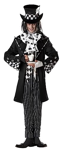 California Costumes Dark Mad Hatter Costume Medium Black