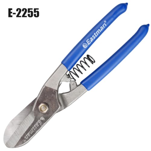 Image of Eastman Tin Cutter 10 /250 Mm, Fully Drop Forged Alloy Steel Full Polished Head Dipped Sleeve Handle with Cutting Capacity For Iron Sheet 0.6-1mm (E-2255)