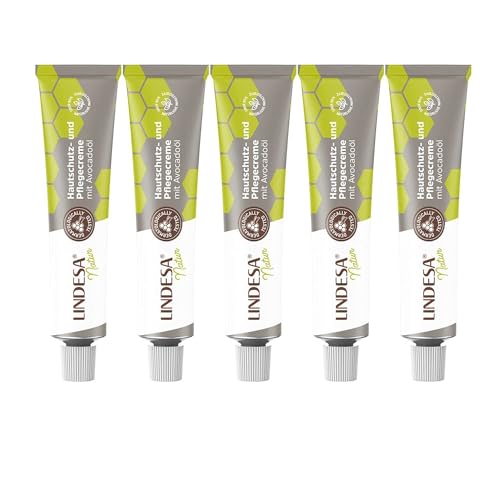 Lindesa Natur Metalltube 50ml, 5 Stück