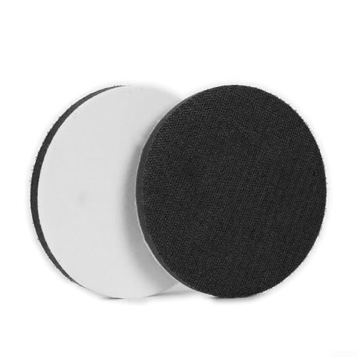 Coussinet de support en mousse souple de 125 mm, interface éponge de 125 mm pour disques abrasifs, compatible avec ponceuses orbitales pour polissage inégal