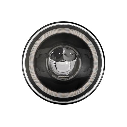 Phare LED 7 Pouces 12V avec DRL Salut et Feux de Croisement pour Moto Touring