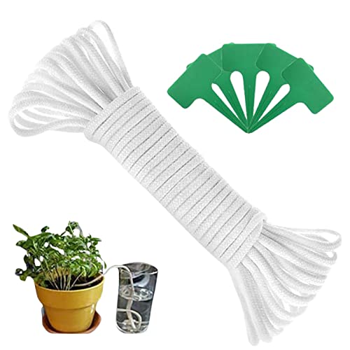 Self Watering Capillary Wick - Automatic Plant Waterer Watering Devices,Watering Plants While On Vacation DIY Hydroponic Wicking Self-Watering Planter Pot Wuwai