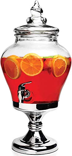 Aquanation Bpa Free Replacement Cooler Faucet Water Bottle Jug Ceramic Water Crock Reusable Spigot Spout Water Beverage Lever Pour Dispenser Valve Gravity Water Tap - Chrome (1) #TOP6