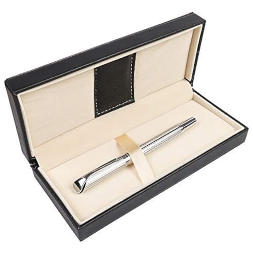 Stylo roller encre gel noire pointe 0.7mm Penneed avec écrin