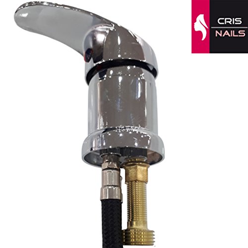 Crisnails® Rubinetto monocomando, per parrucchiere, cucina e bagno Modello 4