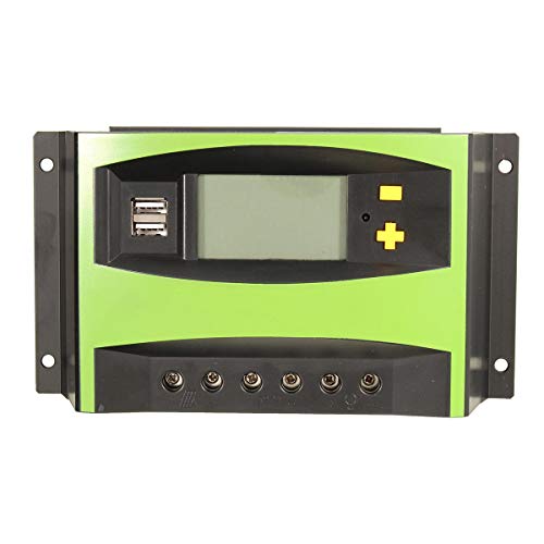 Joy MacPherso 12V/24V 40A Auto Solar Energy Charge Controller LCD Display Home Improvement Generator For Garden Roads