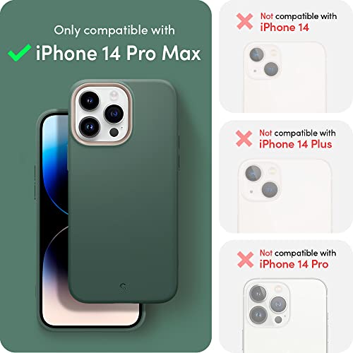 Image of Spigen Cyrill UltraColor Mag | iPhone 14 Pro Max Case | Green iPhone 14 Pro Max Back Cover | TPU+Poly Carbonate - Kale