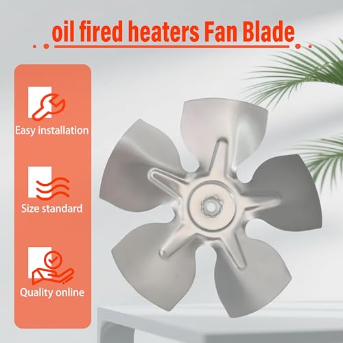 ActyGo Replacement oil fired heaters Fan Blade 5 Blade, 8 1/4" 102042-01 102482-01, 099615-01 71-024-2020,71-024-2030 fits Desa, Reddy, Master, All Pro, Sears, Knipco, Dayton etc heaters by ActyGo - Image 6