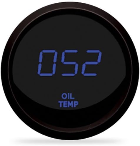 Intellitronix Blue LED Digital OIL Temperature Gauge