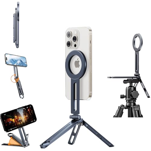 JORYOKU �X�}�z�O�r �~�j�O�r iphone �X�^���h�O�r MagSafe�Ή� �S������ �y�ʁ��ϋv �܂肽���ݎ� ���X�^���h�����B��_ �p�x�����\ ���u��/�c�u���Ή� ����Œ� �w�䂪�t���ɂ��� �R�Ռ� 1/4�l�W�Ή� �B�e/�z�M/�r�f�I�ʘb 