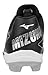 Mizuno Mens Cushionrevo Diamond TPU Spike Baseball Cleat, Black-White, US Mens 7.5