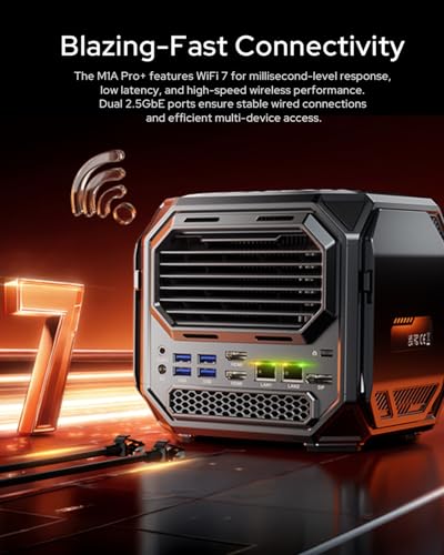 Image of ACEMAGIC M1A PRO+AI Mini PC, AMD Ryzen AI Max+ 395 (120W 126tops, 5.1GHz), Radeon 8060s Graphics, 128GB LPDDR5x 8000MHz, 2TB PCIe 4.0 SSD, WiFi 7, Mini Gaming PC Windows 11 Pro