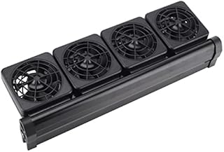 NA Aquarium Chillers Fish Tank Cooling Fan, Adjustable Aquarium Water Cooling Fan Fish Tank Cold Wind Chiller 2 Level for Salt Fresh Water (4 Fans)