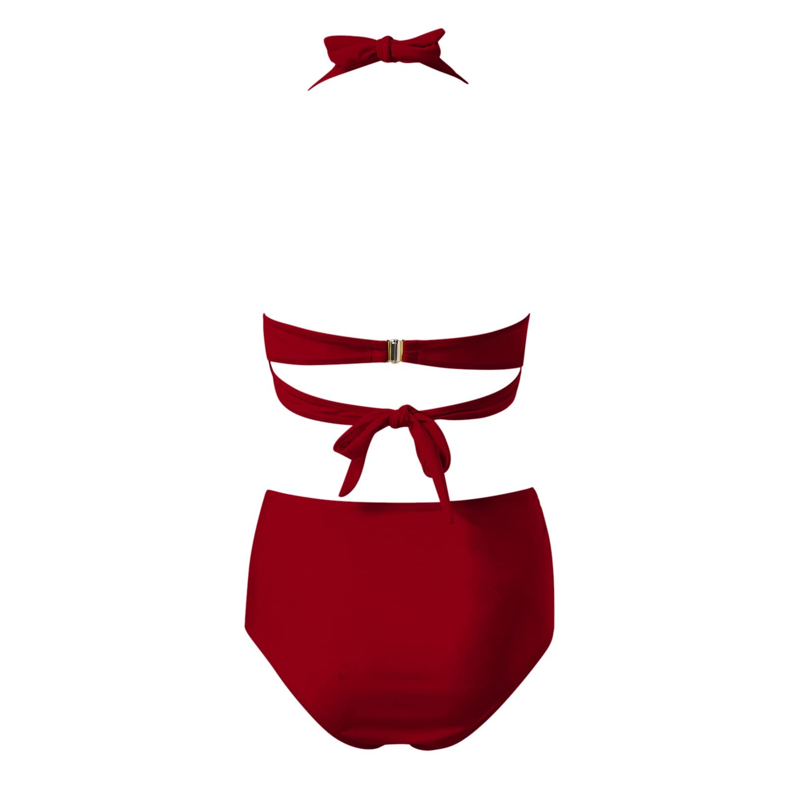 Femme Maillot De Bain 2 Pièces Push Up Rembourré Bikini Set Maillot De Bain Femme 2 Pieces Crochet Ensemble Bikini pour Sexy Pièces Tankini Ensembles Maillots Push Up Set Menstruel Amincissant