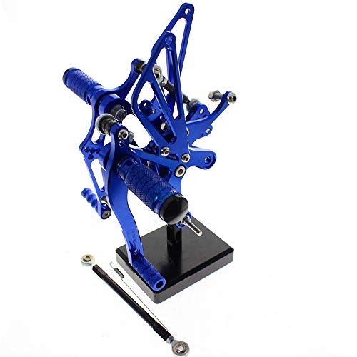 Repose-pieds YZF R6 en aluminium taillé masse réglable pilote arrière