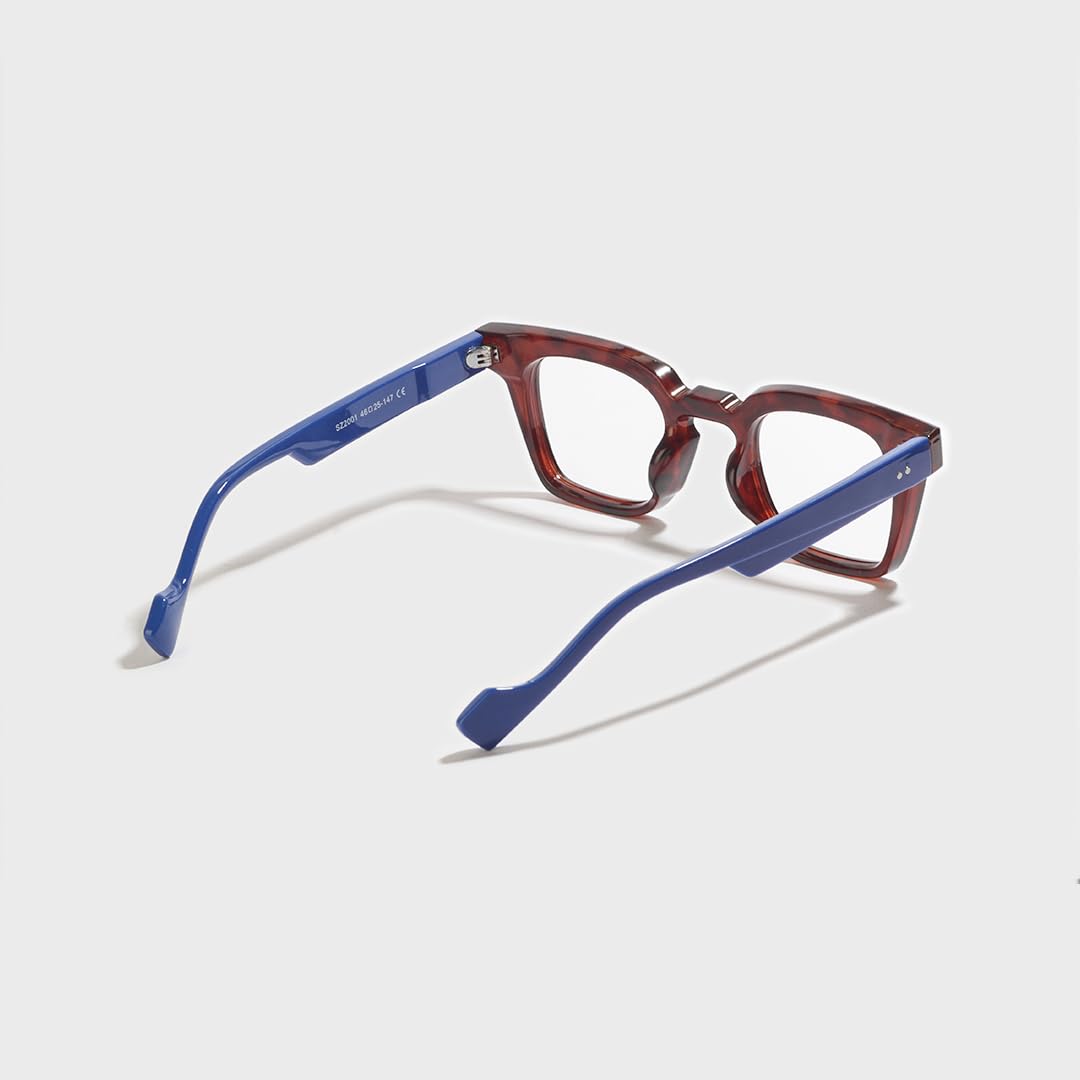 SAM AND MARSHALL TETRAGONON Eyeglasses I Light Weight Frames I Polycarbonate Frame I Prescription Friendly Glasses I Men & Women - Image 7 thumbnail