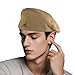 Baiyun Coolmesh Khaki Newsboy Cap for Men Women Reversible Bucket Hat,Trendy Streetwear Hip Hop Caps for Outdoor Fashion