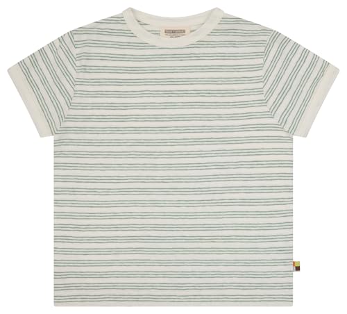 loud + proud T-Shirt Streifen mit Leinen und Bio Baumwolle, GOTS...