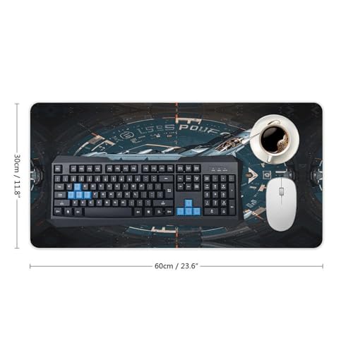 Mouse Pad Grande Gamer Air Force Fighter Jet Rubber miniatura 2