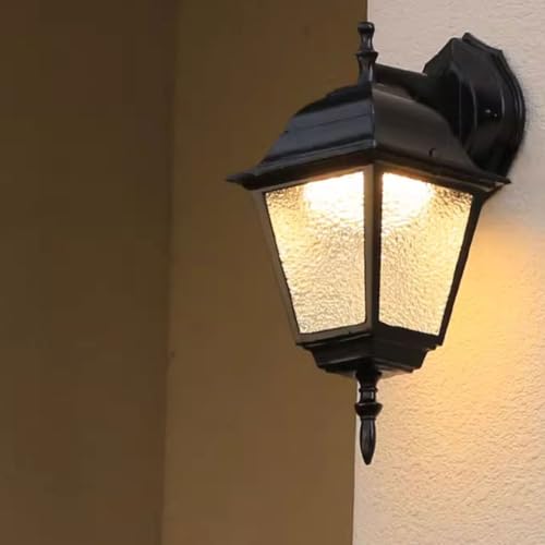 Lanterne murale extérieure rétro LAPADULA pour éclairage de cour et maison