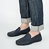 Rusffes Men's Loafers Flat Slip-on Driving Shoes Breathable Casual Moccasin Shoes Navy 9.5uk #4