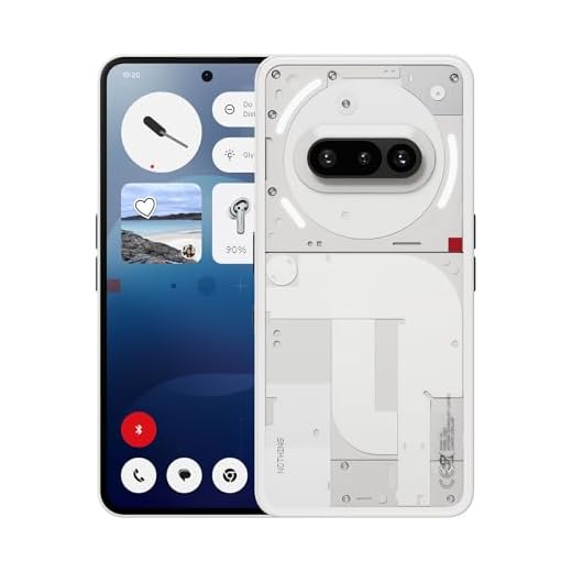 Nothing Phone (3a) Smartphone, 17,7 cm (6,8 Zoll) AMOLED-Display, 120 Hz, 50 MP Dreifach-Kamera-System, Snapdragon 7s Gen3 Prozessor, Bluetooth 5.4, wasserdicht IP64, 5000 mAh, Dual