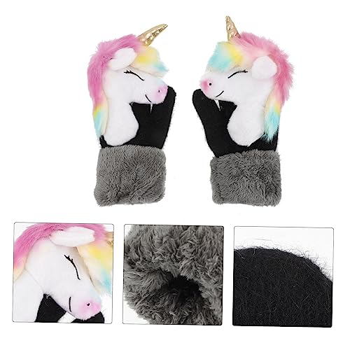 Esquiar con unicornio BESPORTBLE cálidos y cómodos para manos infantiles 2