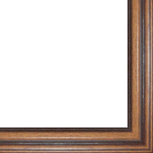 Picture Frame Moulding (Wood) 100ft Bundle - Traditional Walnut Finish - 1.5