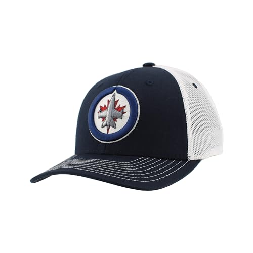Image of ZHATS NHL Unisex-Adult NHL Officially Licensed Adjustable Snapback Hat Dakota Icon Team Color
