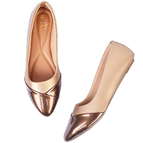 XE Looks Casual Comfortable Brown Bellies for Women (B09FY3TXVV) Amazon Price History, Amazon Price Tracker