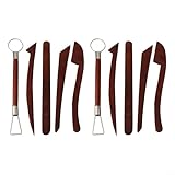 Modellierwerkzeuge für Keramikwerkstätten, einschließlich Trimmen, Schnitzen und Texturieren, kompatibel mit mehreren Tonformulierungen