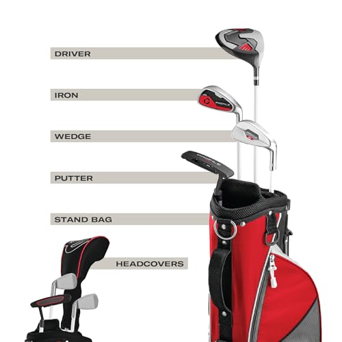 Wilson Junior Complete Golf Club Set with Stand Bag