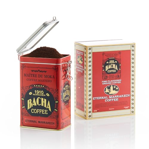 Bacha Coffee | Eternal Marrakech Fine Flavoured, Ground Beans, Medium Roast, 100% Arabica Specialty Coffee, 350g Autograph Collection, Gift Box