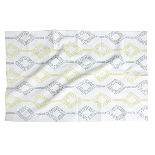 Image of FINGERCRAFT Kitchen Cloth 100% Soft High GSM Cotton Fabric Kitchen Towel, 20 x 30 Inches Perfect Size for Kitchen Uses, Set of 6, Multipurpose Use as Dish Towel, Bar Towel (Diamond Dot Yellow)