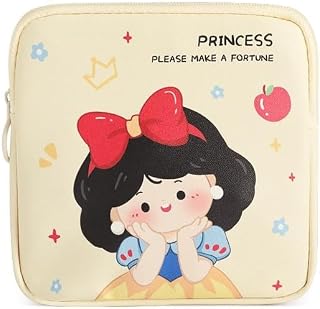 EESHA ETERNAL Cute Cartoon Sanitary Pad Pouch for Girls & Women | Multi-Purpose Storage Bag for Pads, Tampons, Cosmetics, ... Price In India