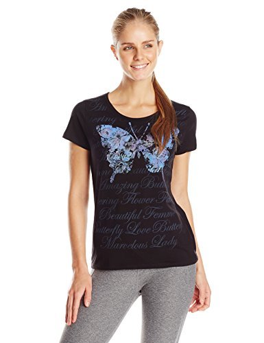Hanes Women's Short Sleeve Scoop Neck Graphic Tee