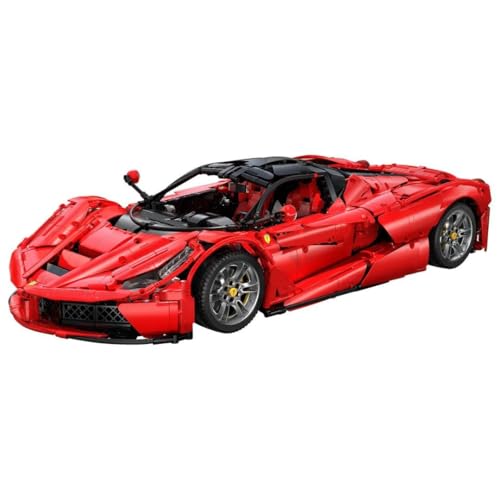 Image of MISINI CADA Master C61505W Laferrari Super Car Building Kit, 4739Pcs MOC Sports Car Building Blocks Set for Adults and Teens, 1:8 Hypercar Bricks Model Kit, Compatible with Lego