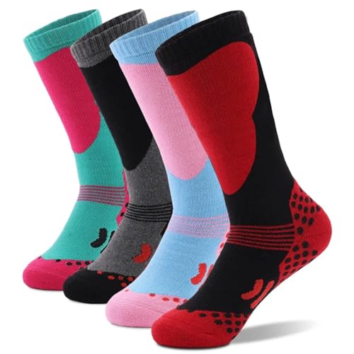Chaussettes thermiques hiver enfants avec coussin de protection pour le ski - 2