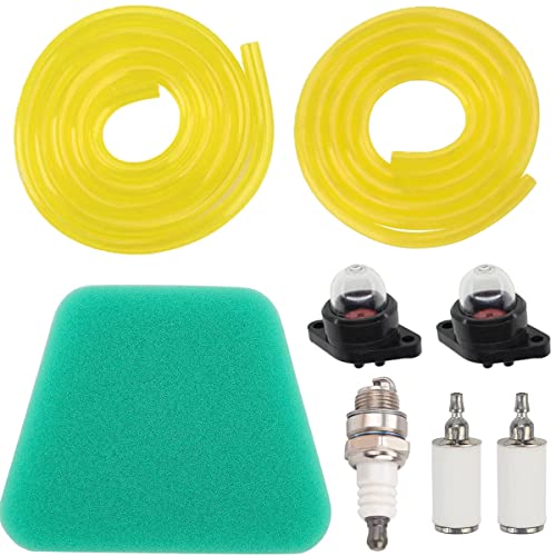 ZAMDOE Bombilla de imprimación, Filtro de Aire, Filtro de Combustible, bujía para Poulan para Craftman Motosierra, reemplaza # 530071835 188-513-1 530037793 530069216 530069247 530095646 Cover