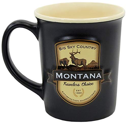 Taza de cerámica Americaware 18 oz souvenir Montana miniatura 2
