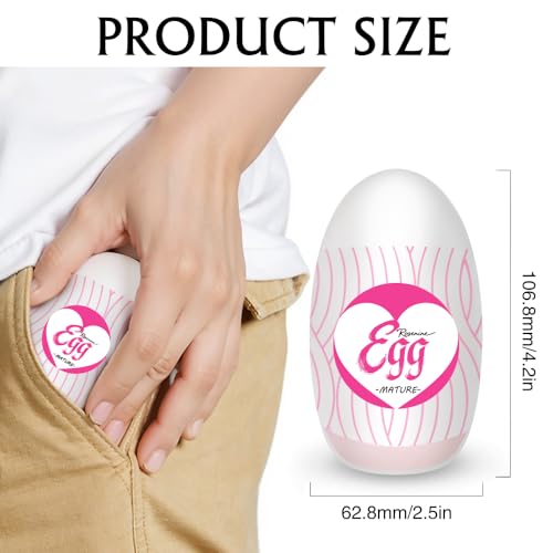 Image of 【Mouth Model】 Super Stretch Male Masturbation Egg, Realistic Pocket-Sized Pussy Stimulator with Strong Suction, Adult Sex Toy for Male Masturbation with 3D Simulation of Mouth