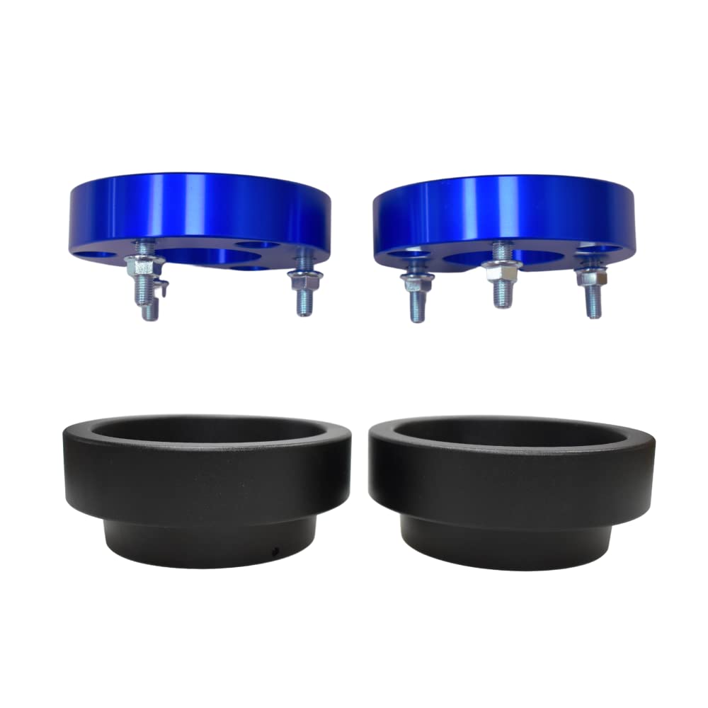 JINGLING Entretoises de Suspension avant 2.5" Blocks de Suspension arrière 2" Kits de Levage for Land Cruiser Prado LC120 LC150 2002-2019 Resort adaptateur de levage (avant et arrière)
