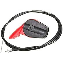 65 Inch Lawn Mower Throttle Cable Kit, Universal Throttle Control Cable with Switch Lever Handle for Walk-Behind Push Garden Lawnmowers Replacement Repair Kit