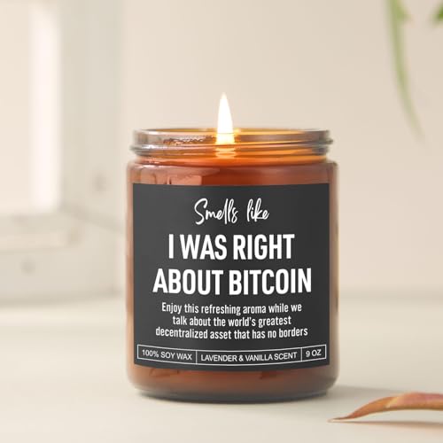 Scented Candle, Bitcoin Merch, Cryptocurrency, Crypto Gifts for Men, Women, Funny Bitcoin Gifts for Him, Husband, Boyfriend, Dad, Son, Brother, Best Friend, Trader, Crypto Lovers - Image 7